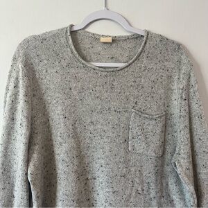 Hollister California Speckled Grey  Crewneck Sweater Mens Large L